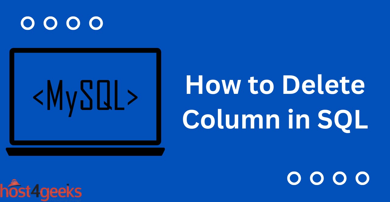 How to Delete Column in SQL