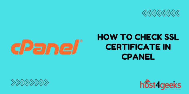How to Check SSL Certificate in cPanel