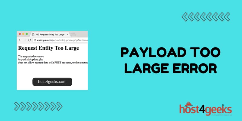 Payload Too Large Error Request Entity Too Large Explained