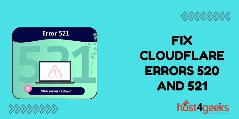Fix Cloudflare Errors 520 and 521