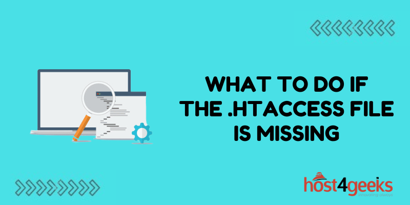 What to do if the .htaccess file is missing