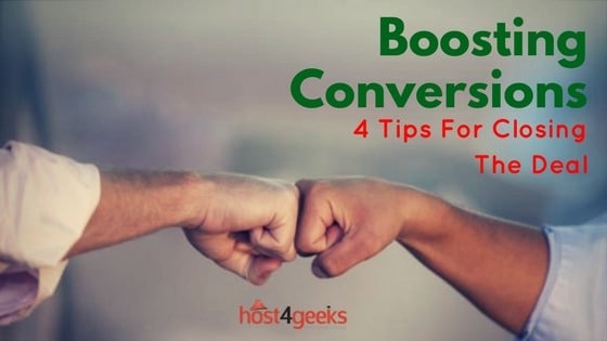 [4 Simple Ways] How to boost conversions for your Hosting Website