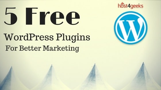5 Free WordPress Plugins to Charge Up Your Marketing