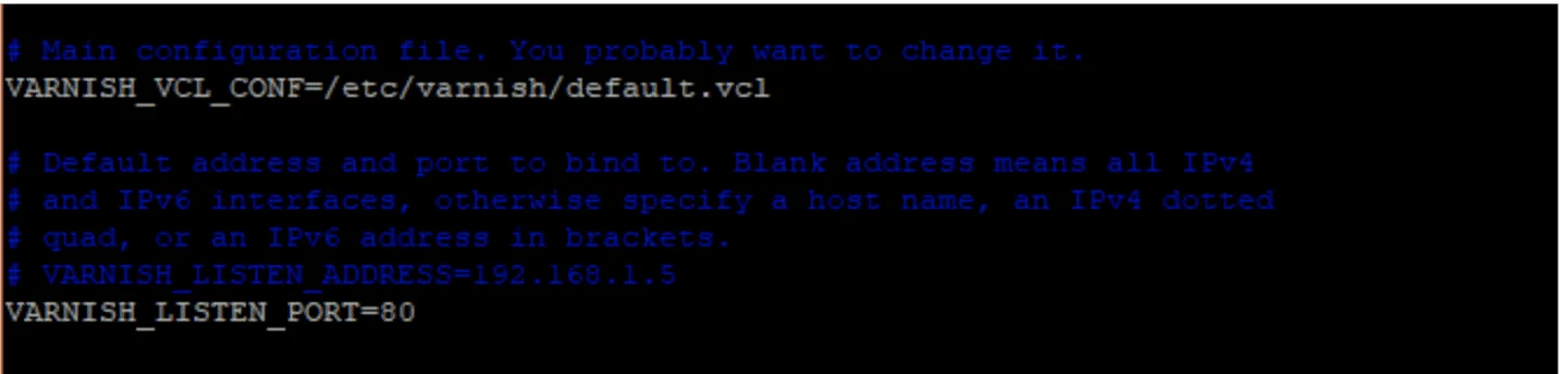 varnish default port change