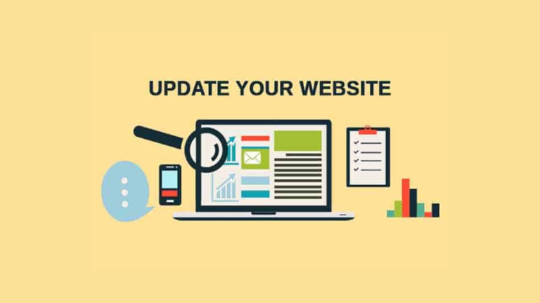 how to update a website