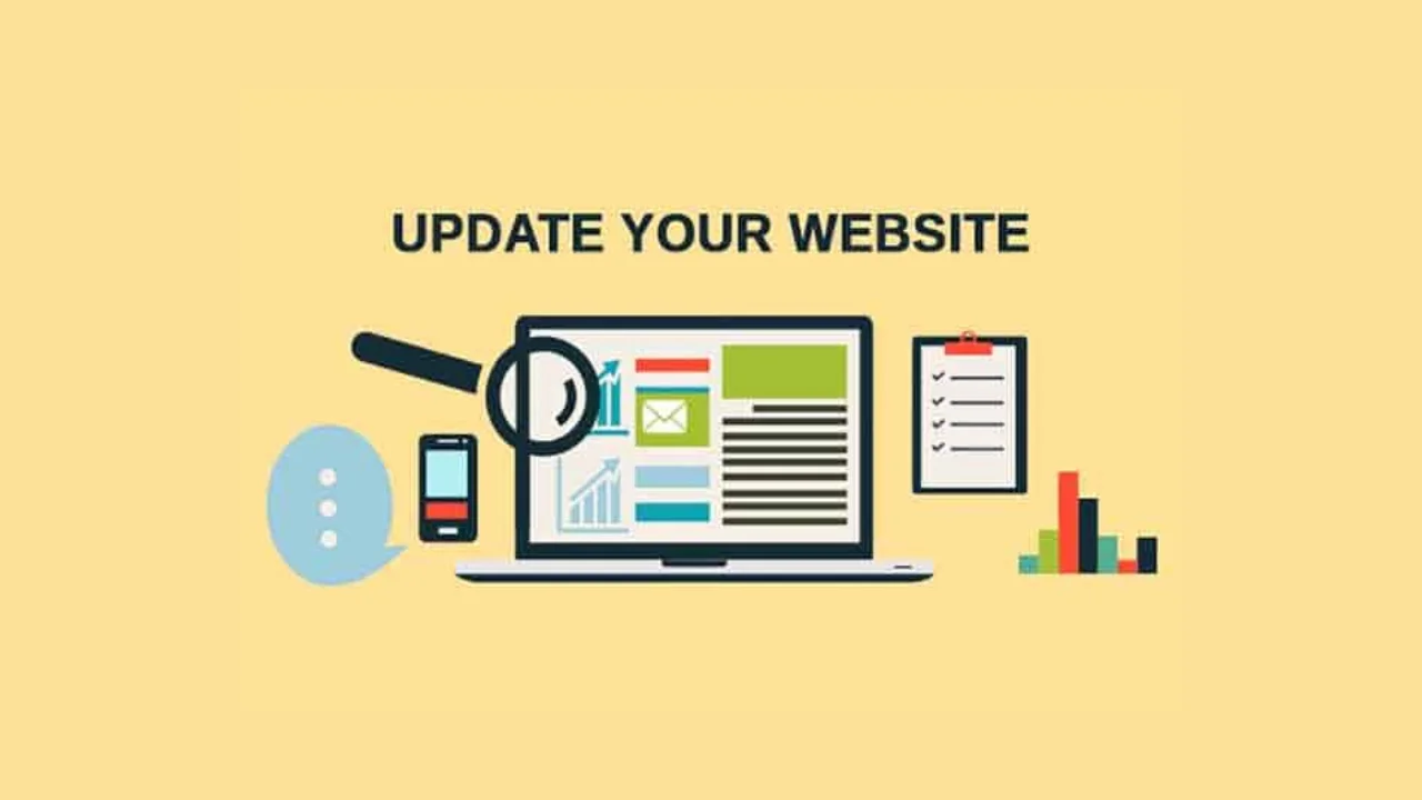 how to update a website