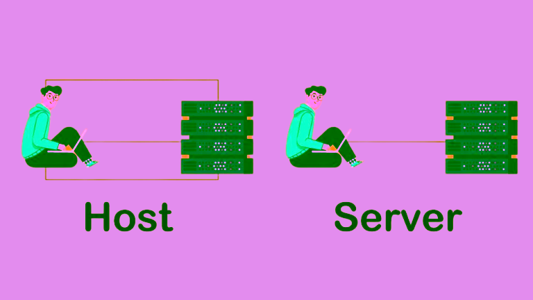 difference between a server and a host