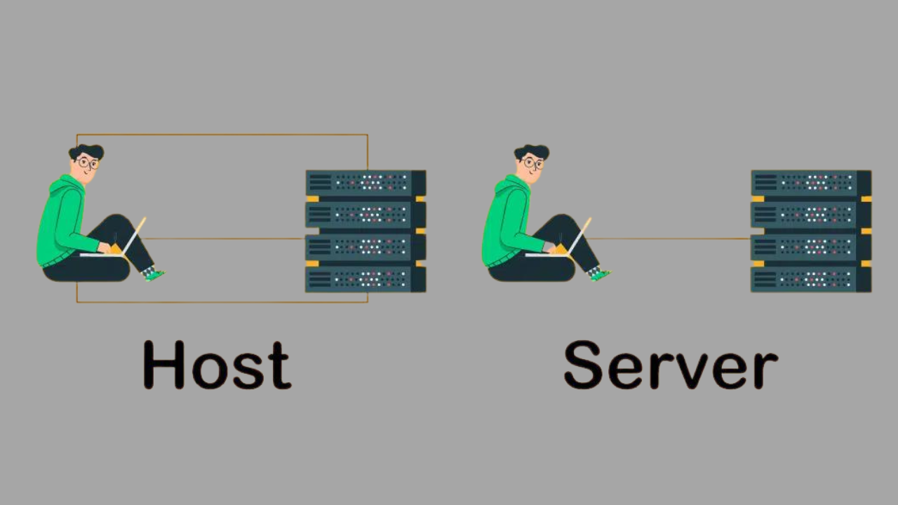difference between a server and a host