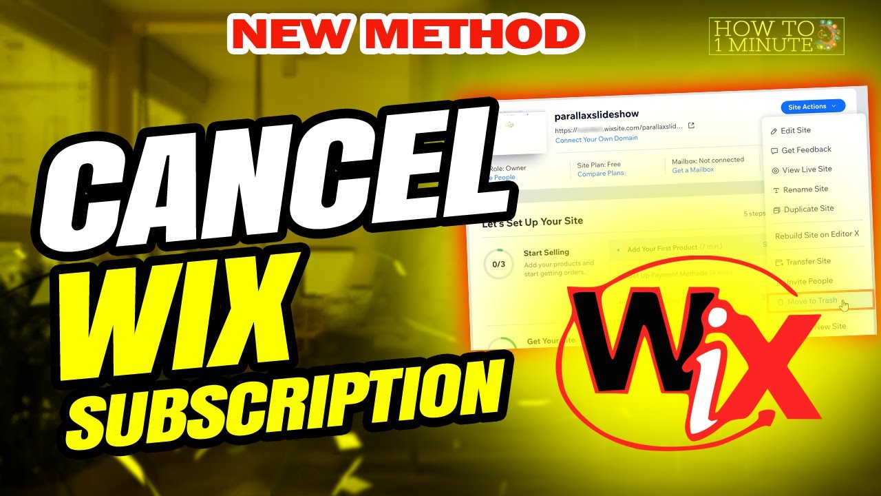 How to Cancel a Wix Subscription