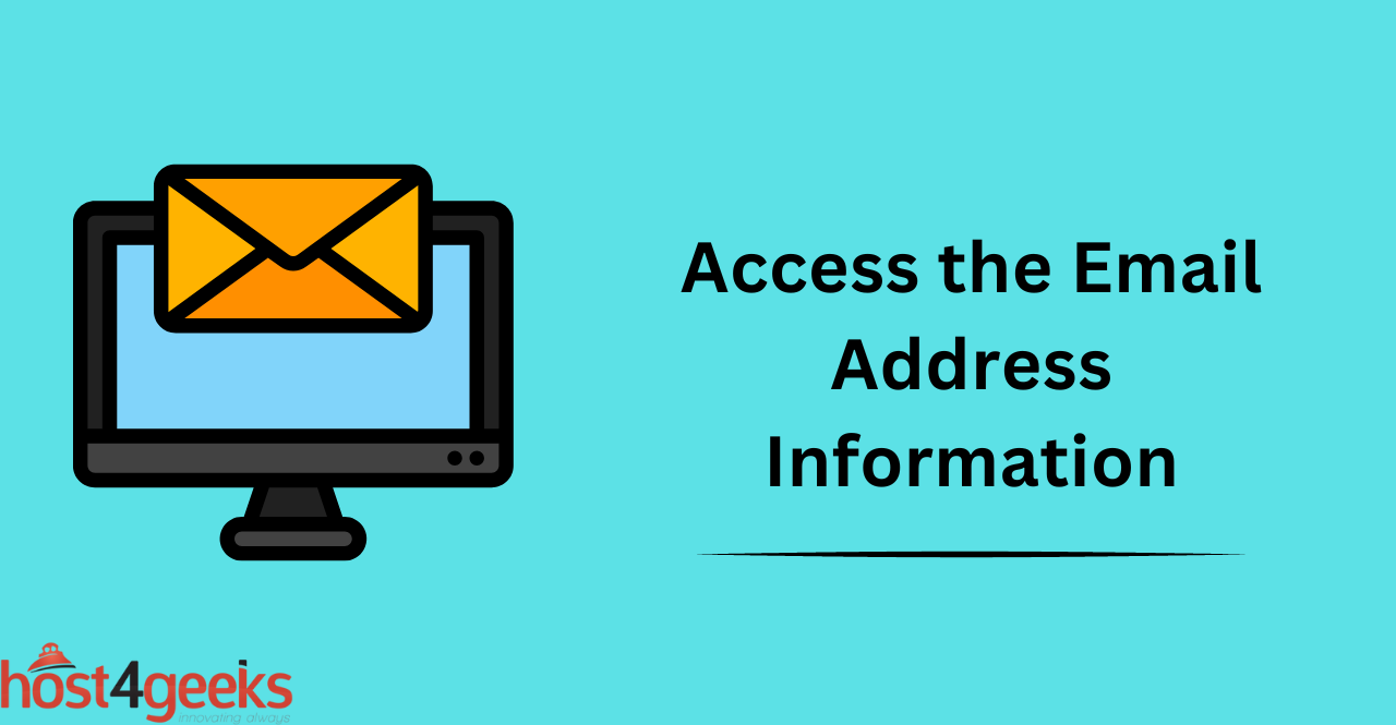 Access the Email Address Information