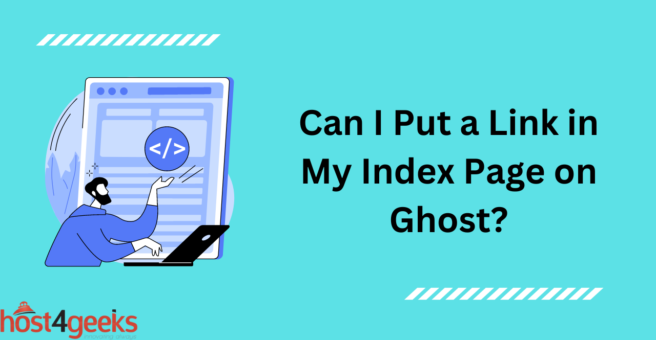 Can I Put a Link in My Index Page on Ghost?