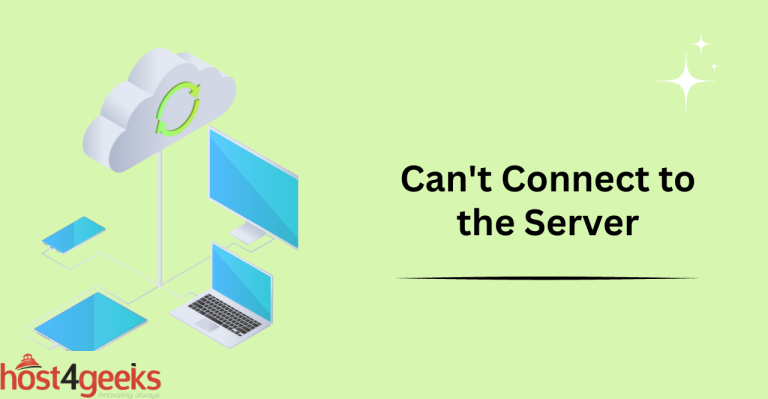 Can't Connect to the Server