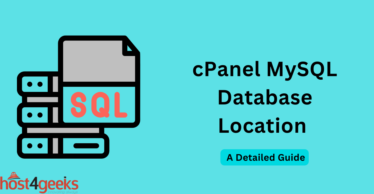 cPanel MySQL Database Location