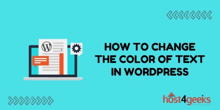 How to Change the Color of Text in WordPress 1