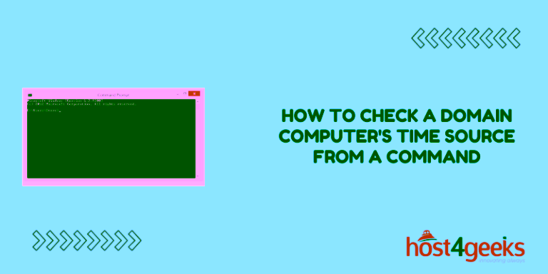 How to Check a Domain Computer's Time Source from a Command Prompt Window