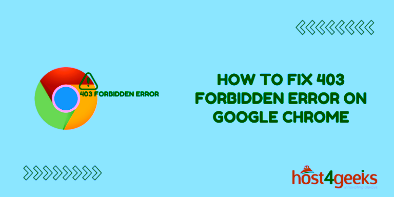 How to Fix 403 Forbidden Error on Google Chrome
