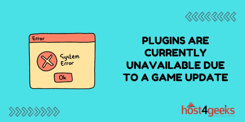 Plugins are Currently Unavailable Due to a Game Update