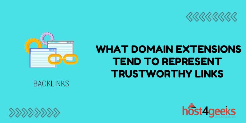 _What Domain Extensions Tend to Represent Trustworthy Links