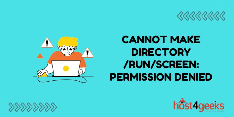 cannot make directory runscreen permission denied