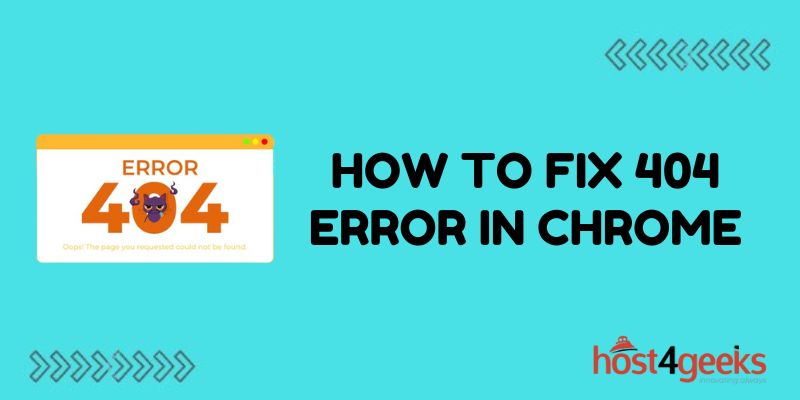 How to Fix 404 Error in Chrome