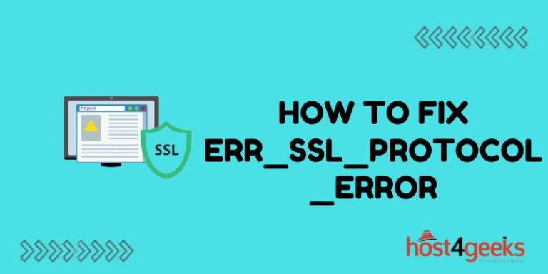 How to Fix err ssl protocol error