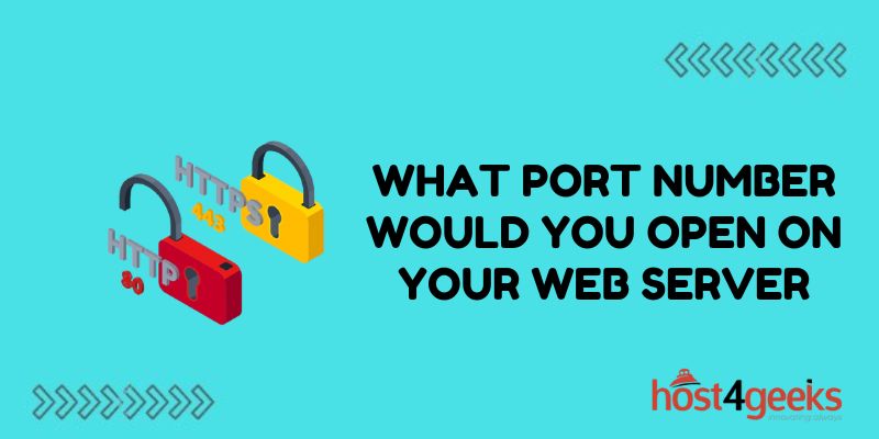 What Port Number Would You Open On Your Web Server Host4Geeks LLC