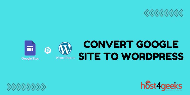 convert google site to wordpress