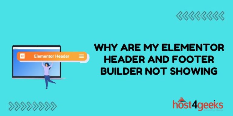 elementor header and footer builder not showing