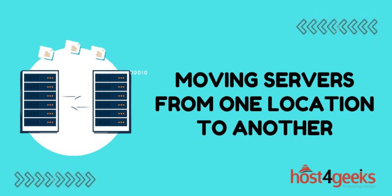 moving servers from one location to another