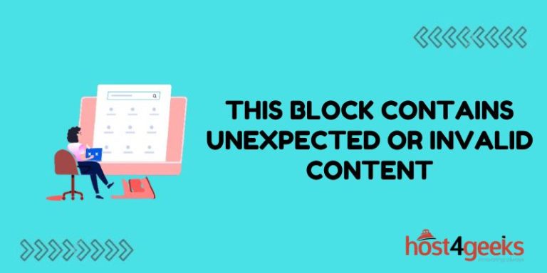 this block contains unexpected or invalid content