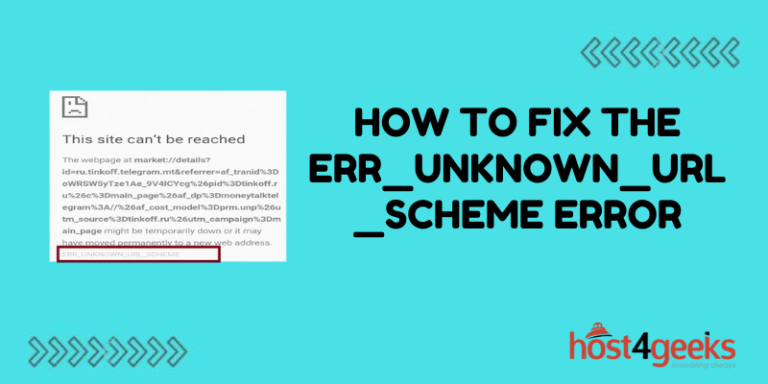 How To Fix the ERR UNKNOWN URL SCHEME Error