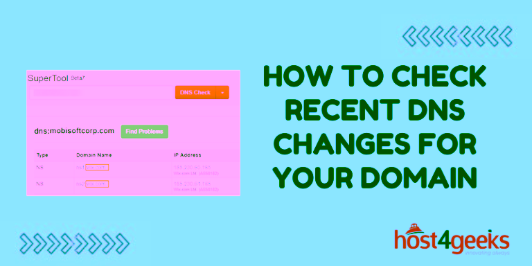 How to Check Recent DNS Changes for Your Domain