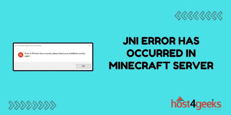 How to Fix When A JNI Error Has Occurred in Minecraft Server