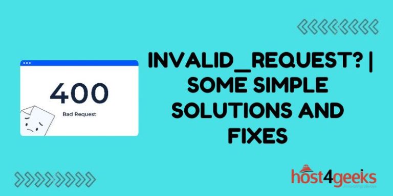 Invalid Request Some Simple Solutions and Fixes