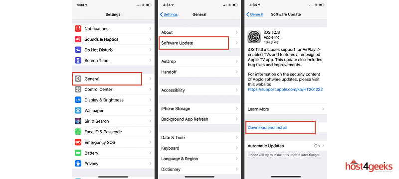 update ios