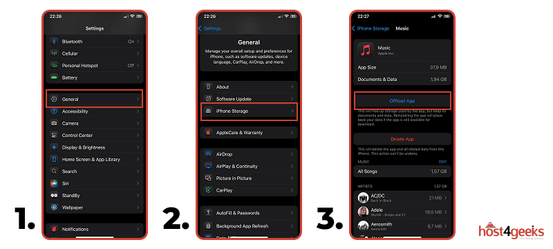 offload apps