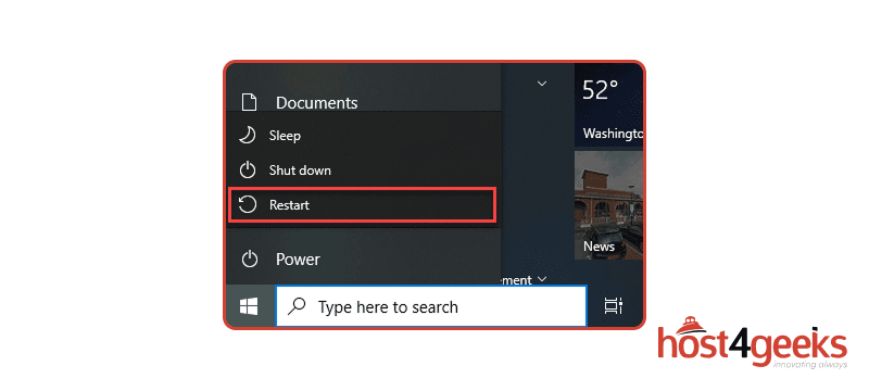 restart windows